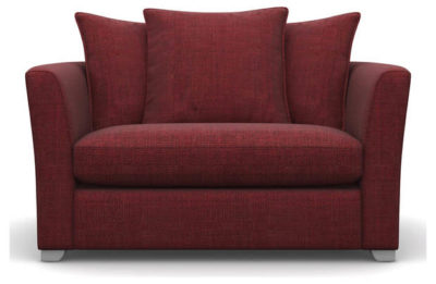 Heart of House Libby Fabric Cuddle Chair - Wine